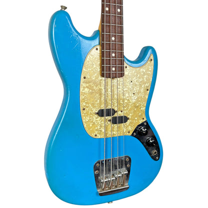 Fender Japan Mustang Bass 1997-2000 - Blue Repaint