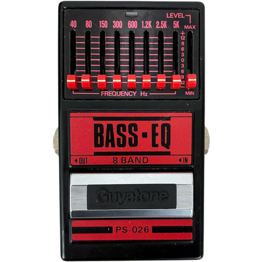 Guyatone PS-026 Bass-EQ 8 Band Effect Pedal 1985 - Vintage Japan