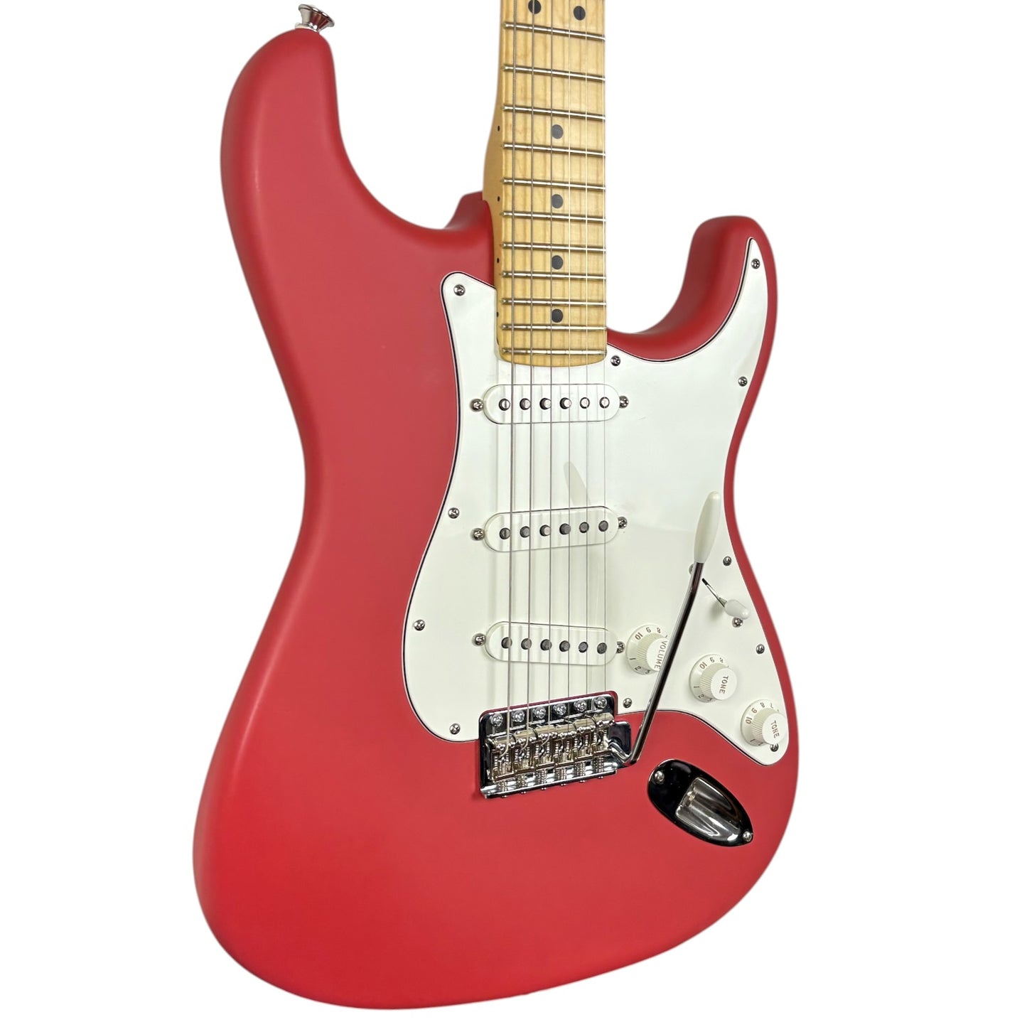 Fender Exclusive American Standard Stratocaster 2024 - Satin Fiesta Red