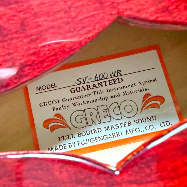 Greco SV-600 Super View 1979 - Wine Red Greco