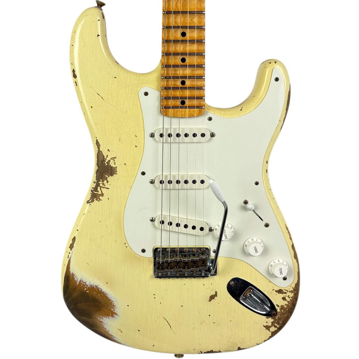 Fender Custom Shop 56 Reissue Stratocaster 2021 - Scalloped - Vintage White - Relic