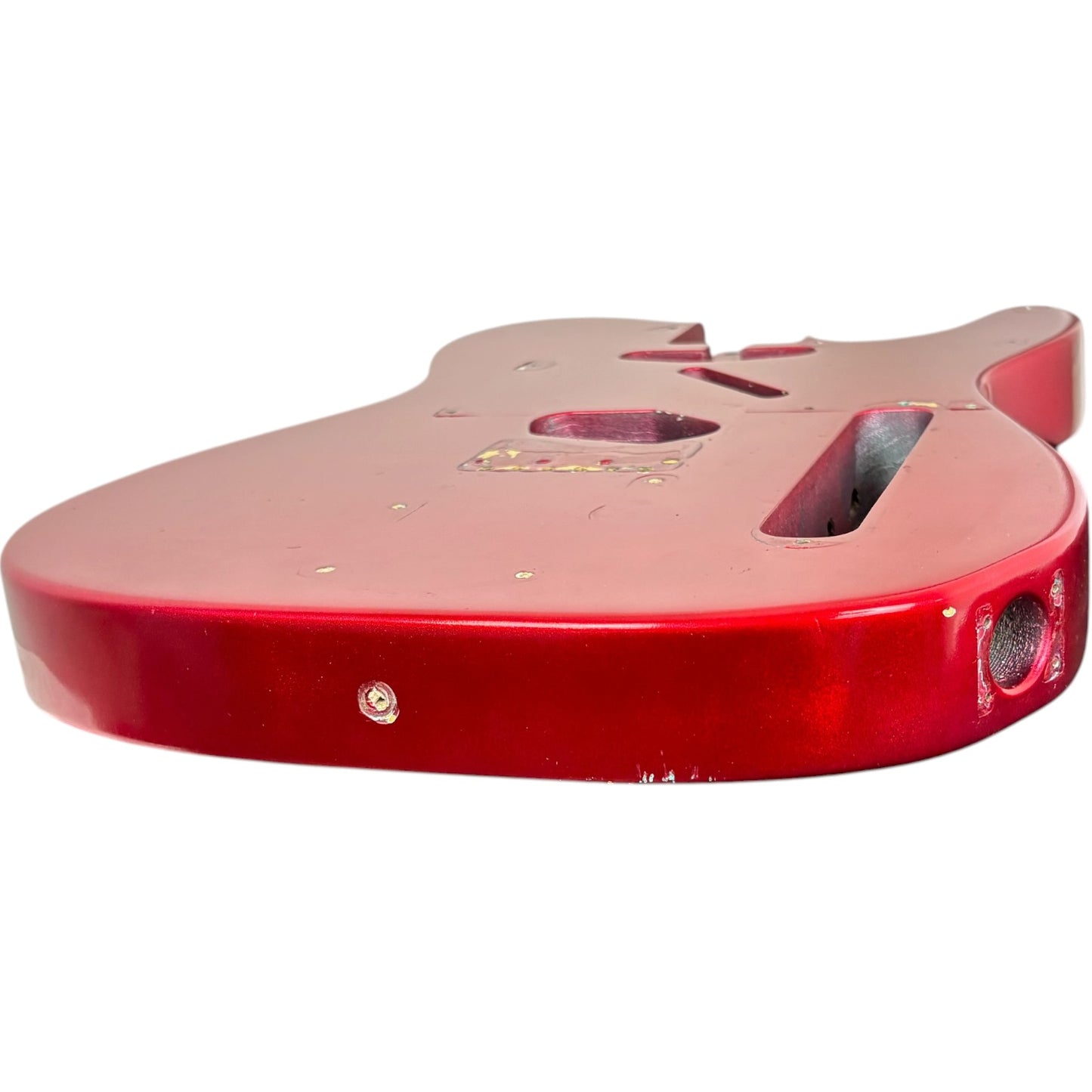 Fender Japan Telecaster-body – rood overgespoten
