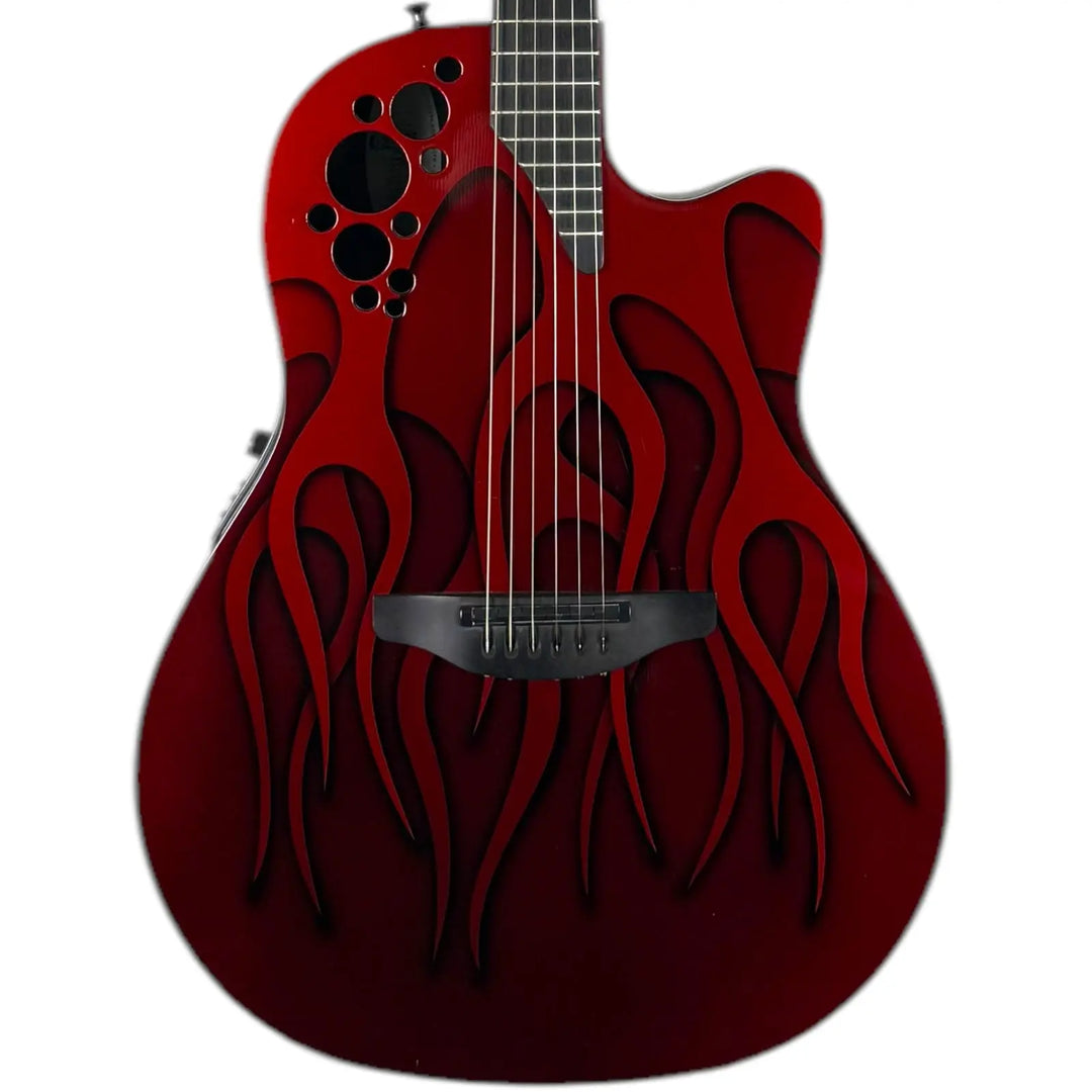 Ovation 1778T Elite 2005 - Red Flames - Pat´s Guitars