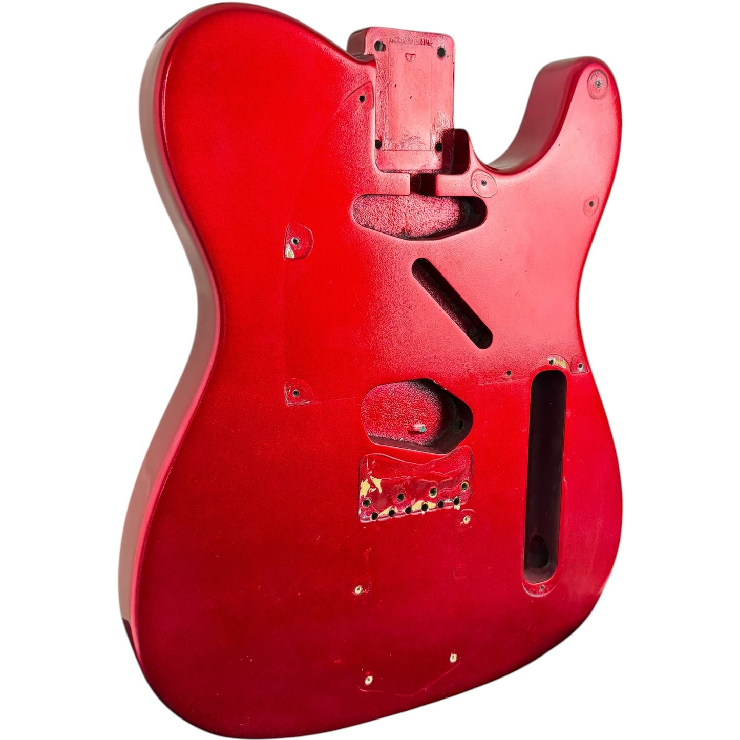 Fender Japan Telecaster-body – rood overgespoten