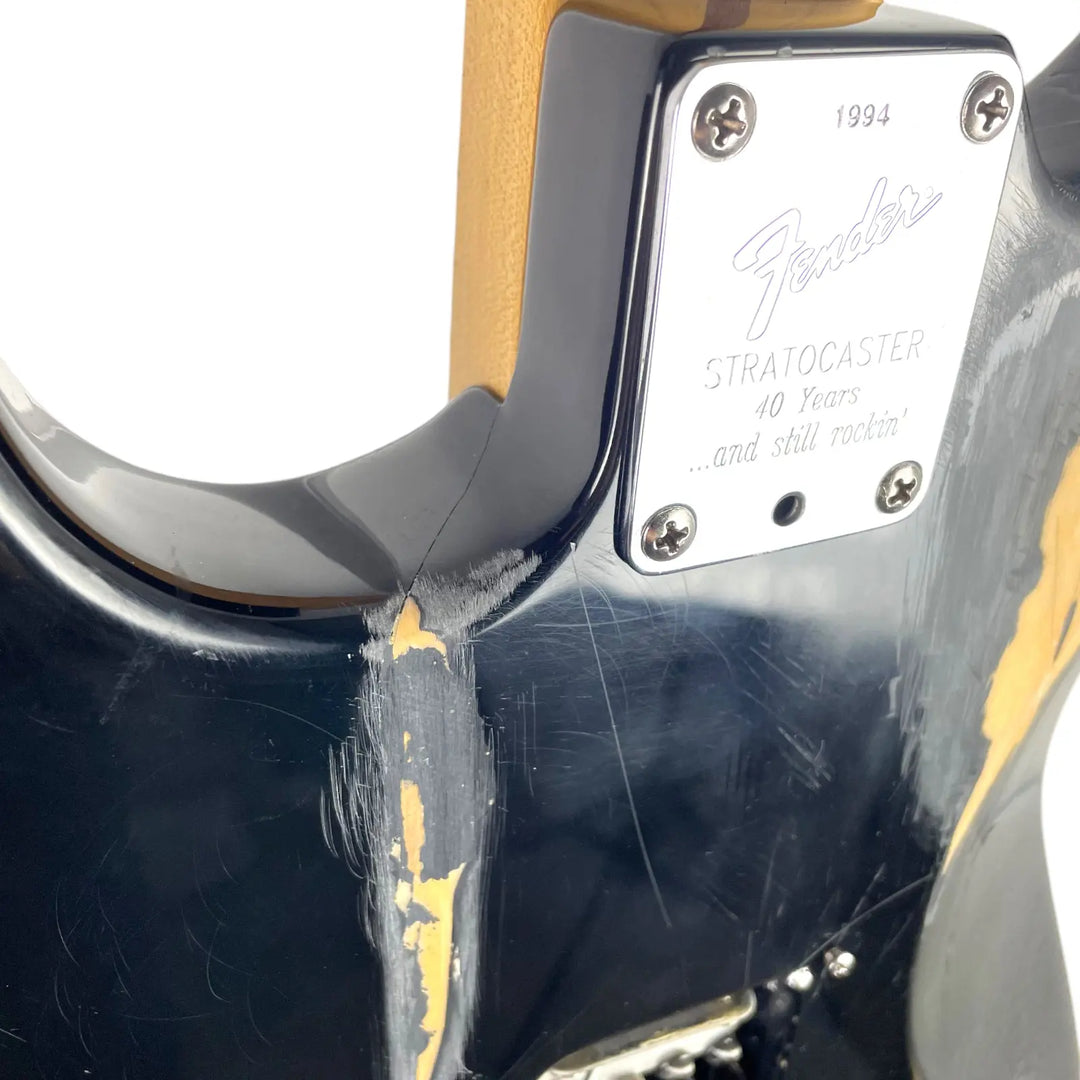Fender 40th Anniversary American Standard Stratocaster 1994 - Black - Pat´s Guitars