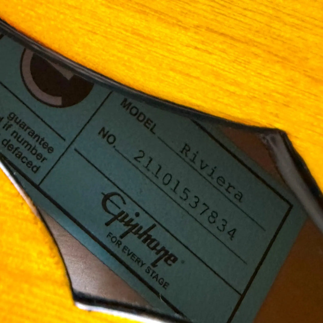 Epiphone Riviera 2021 - Royal Tan - Pat´s Guitars