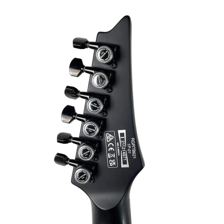 Ibanez Iron Label RGRTB621 2021 - Black Flat Ibanez