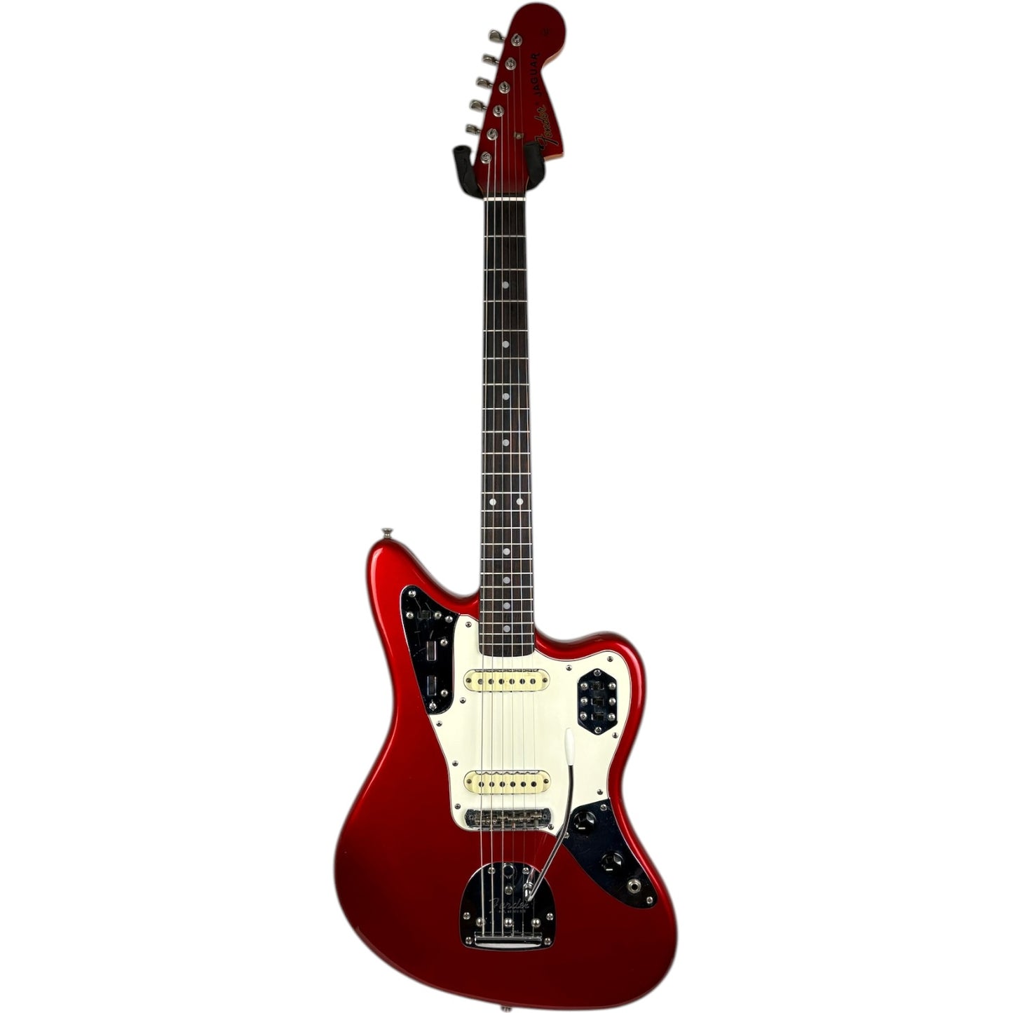 Fender Japan Jaguar Réédition 66 1993-1994 - Rouge Pomme d'Amour - Tête d'accord assortie - Vintage
