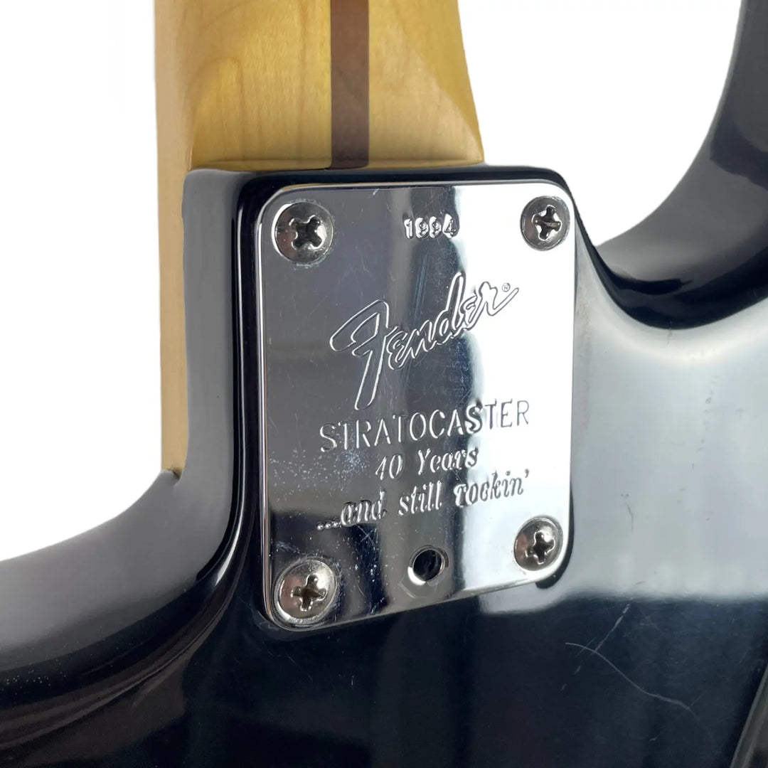 Fender Stratocaster 40th Anniversary 1994 - Black - Pat´s Guitars