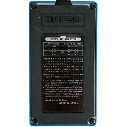 Pedal de efecto Boss CS-3 Compresor Sustentador - Japón