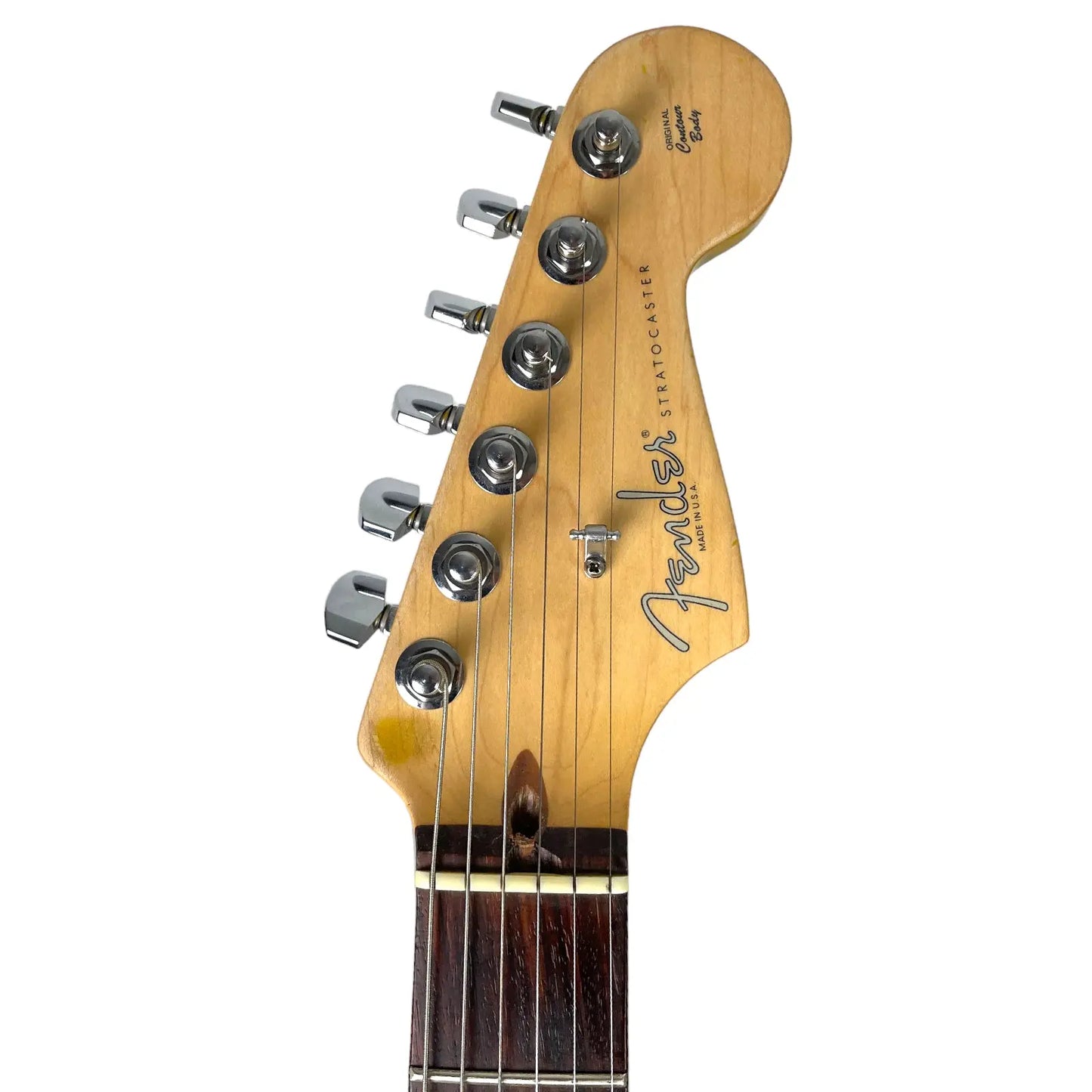 Fender American Standard Stratocaster - Look relique blanche olympique