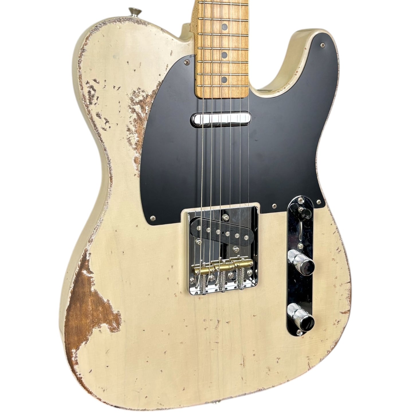 Fender MJT 50s Reissue Telecaster – blond – silně relic upravený