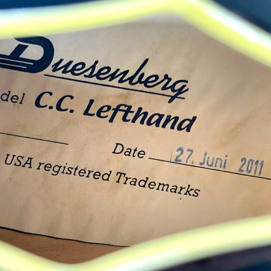 Duesenberg Carl Carlton Signature 2011 - Black - Pat´s Guitars