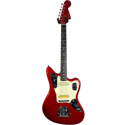 Fender Japan 66 Reissue Jaguar 2002～2004年製 - キャンディ・アップル・レッド - マッチングヘッドストック