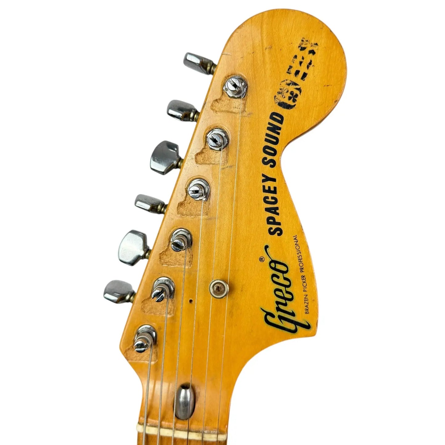 Greco Stratocaster SE-450 Scalopped Ebony Greco