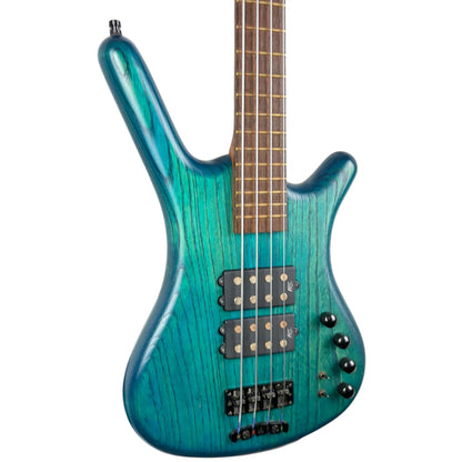 Warwick Corvette $$ Double Buck Bass 2011 - Turquoise Blue Oil Finish