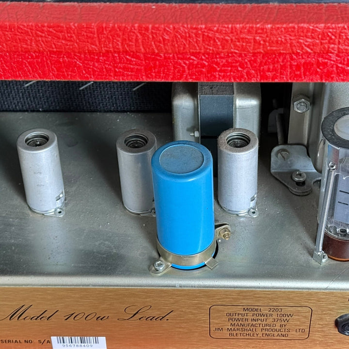 Marshall JCM800 Lead Series 2203 1995 Limited Edition Red MK2 Master Model 100w Lead Pat´s Guitars