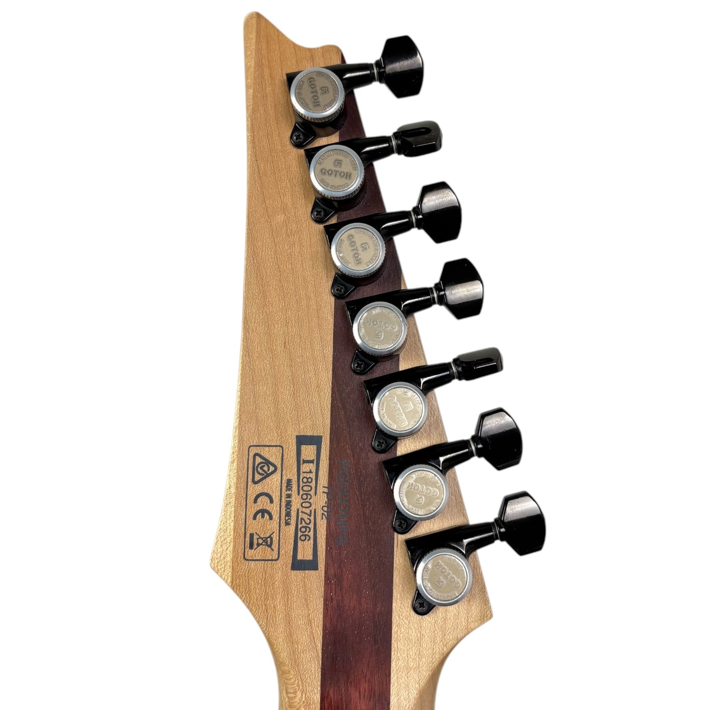 Ibanez RGDIX6MPB Iron Label 2018 - Σουρεαλιστικό μπλε ντεγκραντέ κορμού
