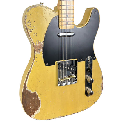 Fender MJT 50s Reissue Telecaster - Butterscotch Blonde - Heavy Relic
