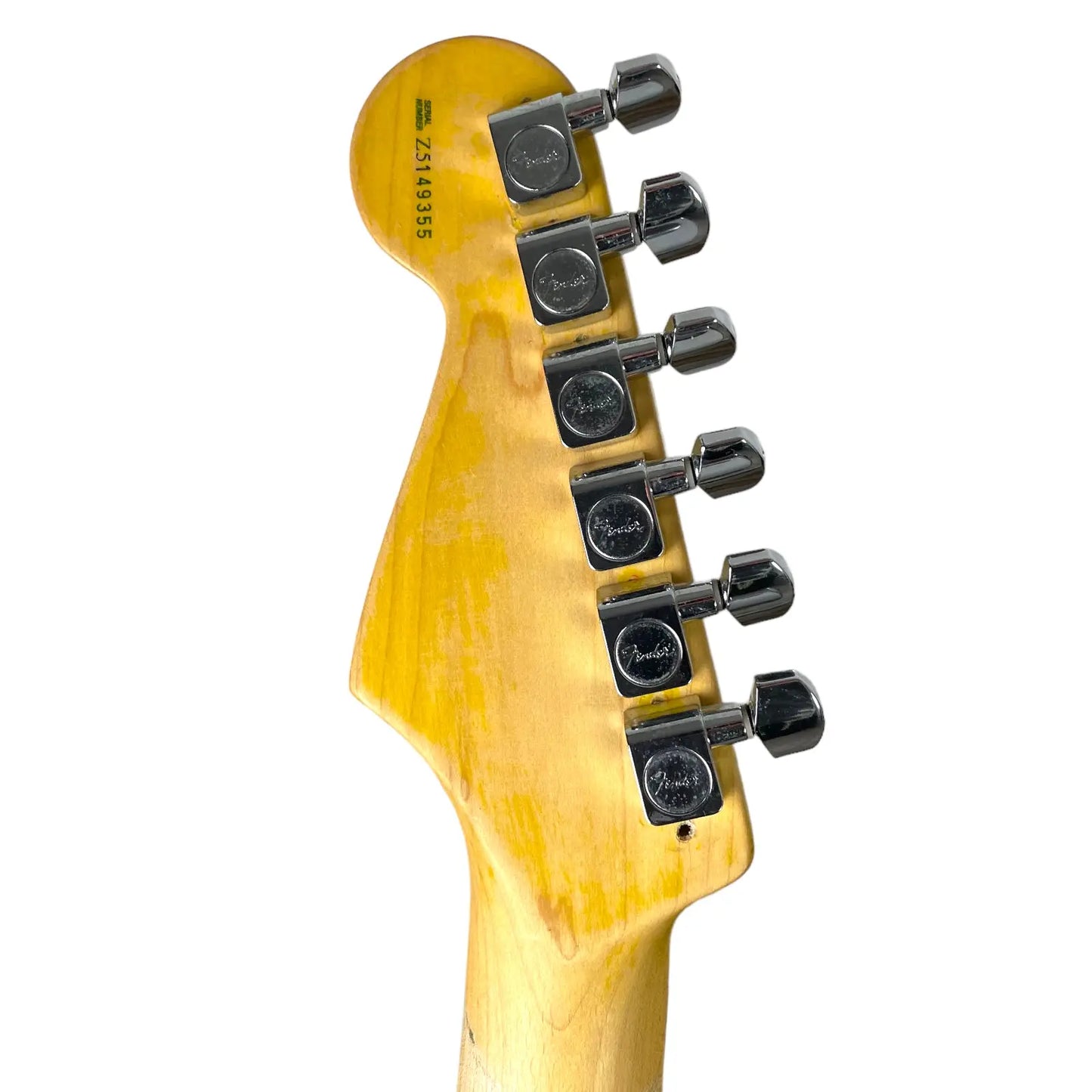 Fender American Standard Stratocaster - Look relique blanche olympique