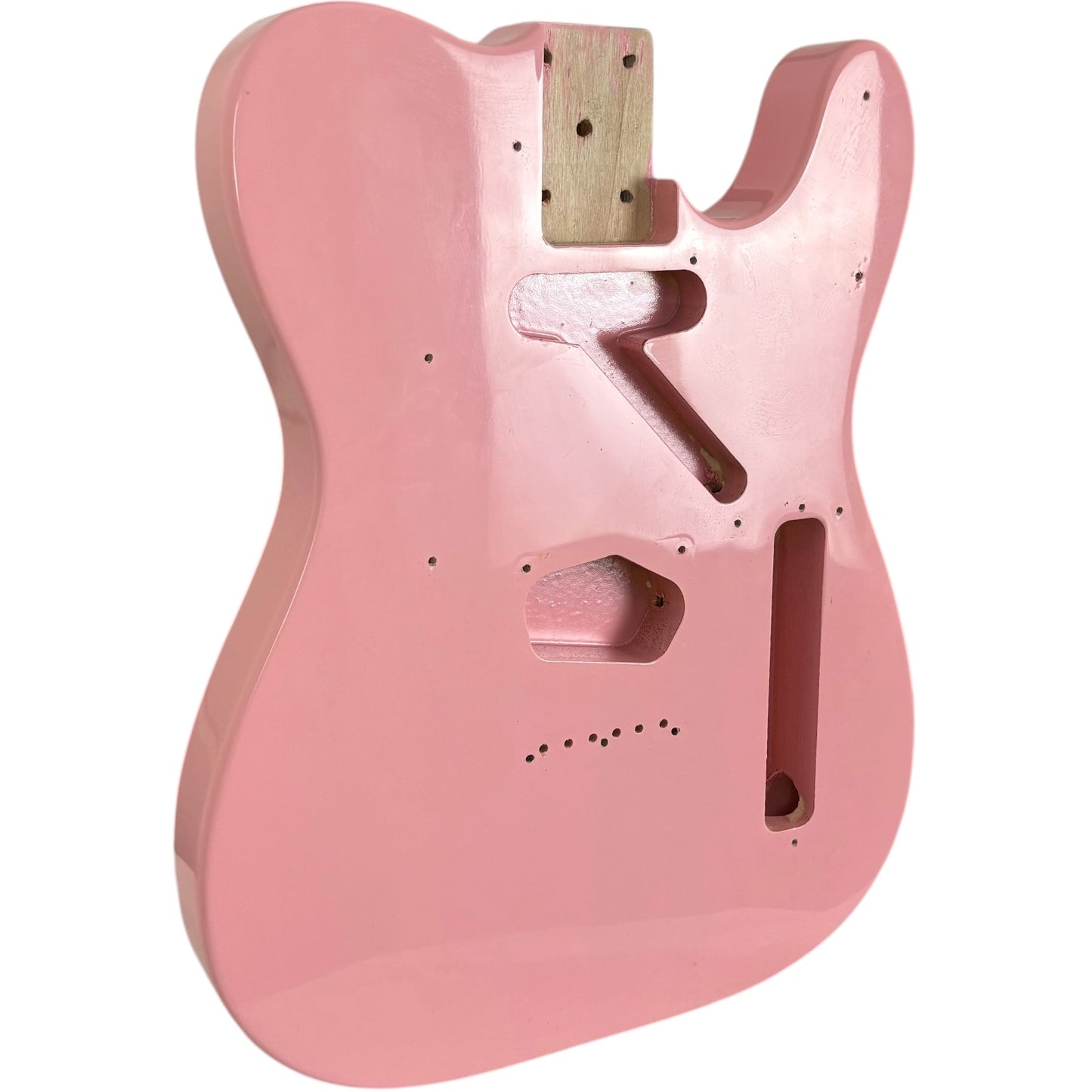 Tělo kytary Telecaster – růžové