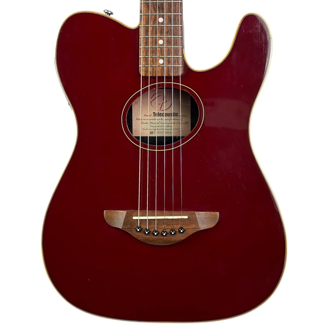 Fender Telecoustic Red Fender