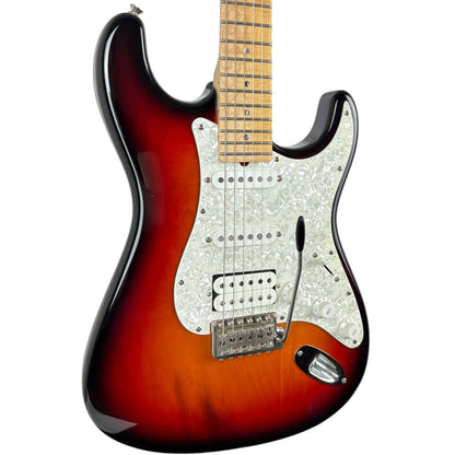 Faber FA130S-CHM-HSS Stratocaster – Тъмно черешов слънчев изблик