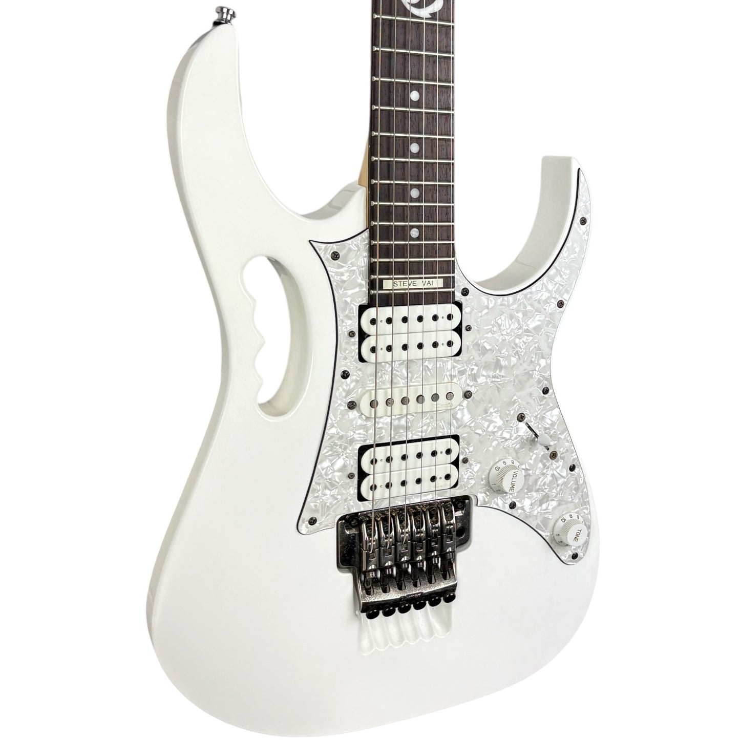 Ibanez JEM555 史蒂夫·瓦伊签名款 2008款 - 白色