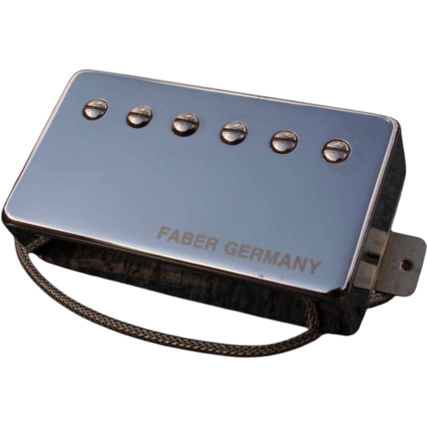 Faber PUPCG-NNG Faber Pickup Concerto grosso -Neck- Classic '59 PAF -hand wound- Germany, Cover nickel plated