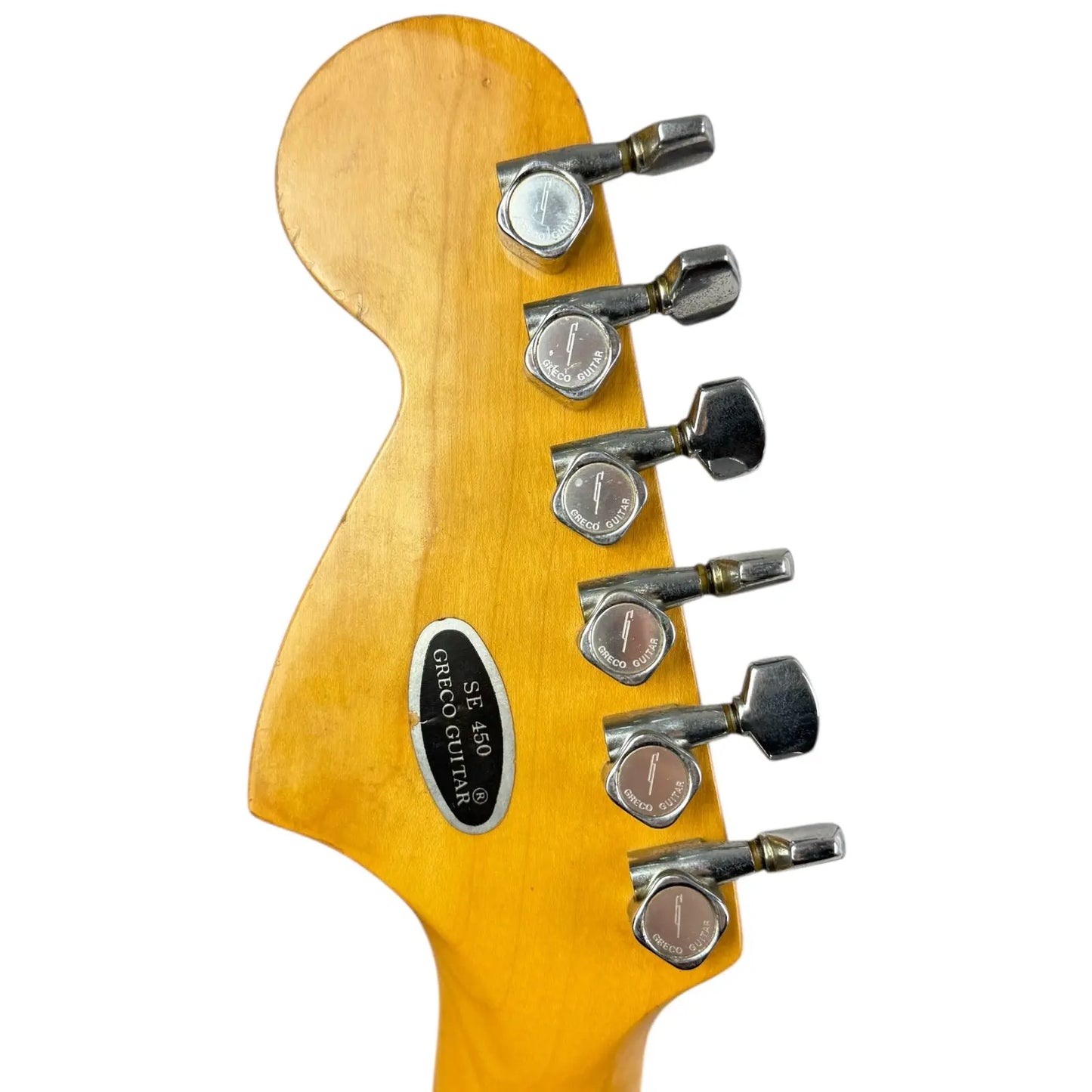 Greco Stratocaster SE-450 Scalopped Ebony Greco