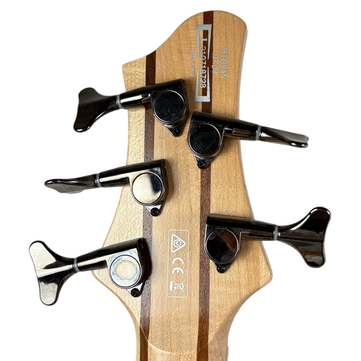 Chitară bas Ibanez BTB845 cu 5 corzi 2021 - Albastru Cerulean cu efect burst