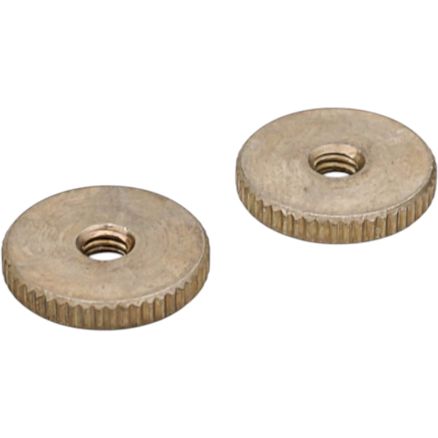 Faber TW-MNA (2 stk.) tommelfingrehjul, MESSING, metrisk 4 mm, nikkeleret, patineret