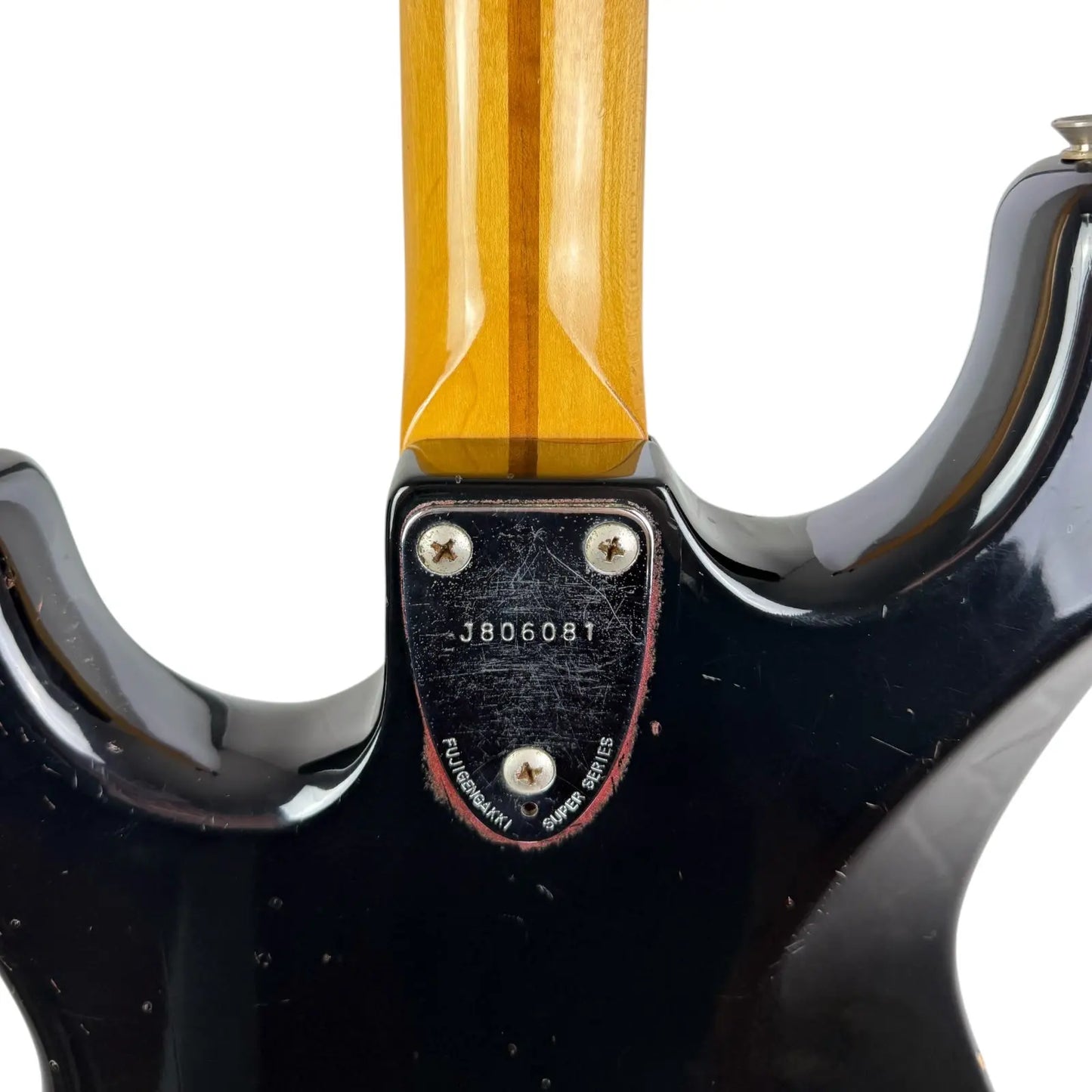 Greco Stratocaster SE-450 Scalopped Ebony Greco