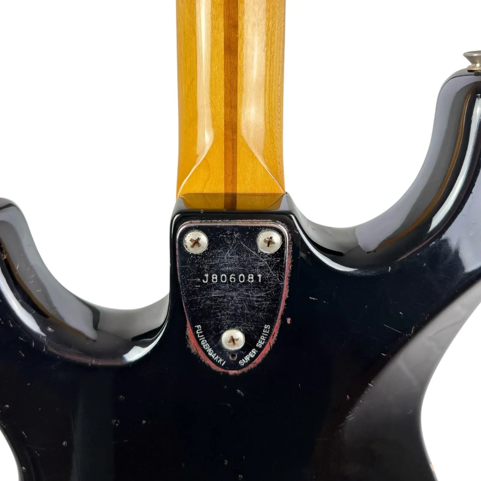 Greco Stratocaster SE-450 Scalopped Ebony Greco