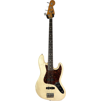 Fender Squier Series Jazz Bass - CS MOD - Bianco vintage
