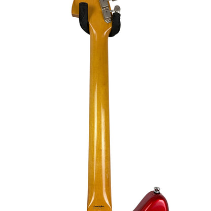 Fender Japan 66 Reissue Jaguar 1997–2000 – Candy Apple Red – główka w kolorze korpusu