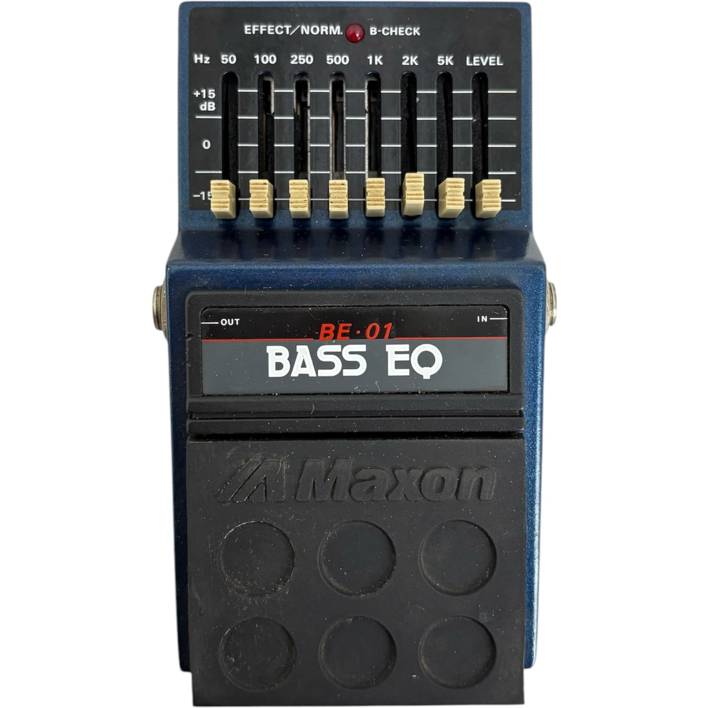 Maxon Bass EQ BE-01 Effect Pedal - Vintage Japan