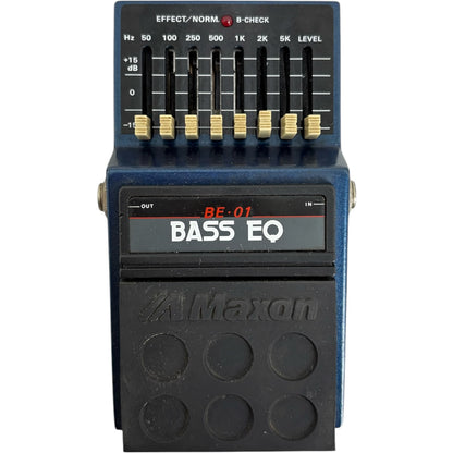 Maxon Bass EQ BE-01 Effect Pedal - Vintage Japan