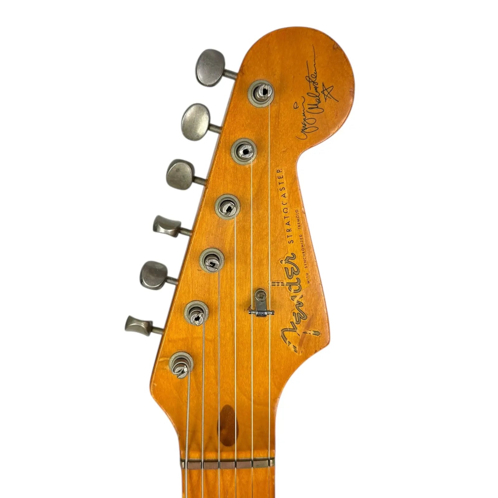 Fender USA Yngwie Malmsteen Signature Stratocaster 1992 - Vintage White - Scalloped Fender