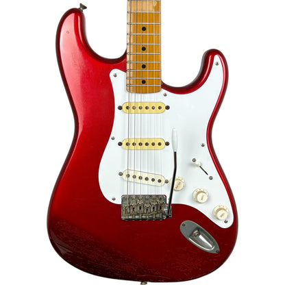 Fender Japan Stratocaster Réédition 57 1984-1987 - Rouge Pomme d'Amour