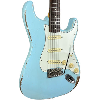 Fender MJT 62 Réédition Stratocaster - Bleu Sonique - Heavy Relic