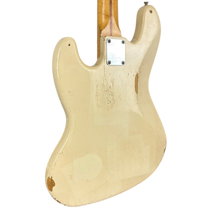 Fender Squier Series Jazz Bass - CS MOD - Bianco vintage