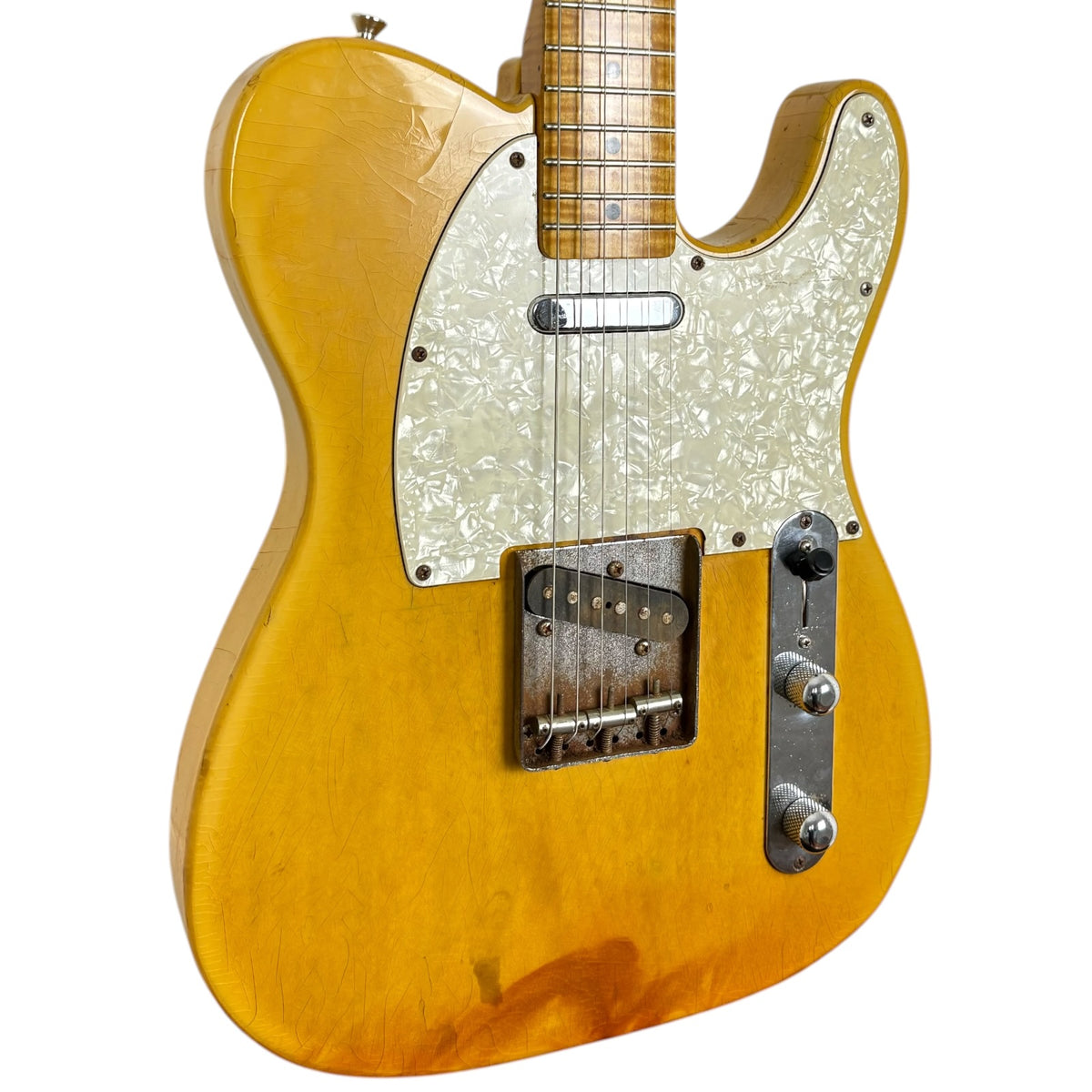 Fender Japan 52 Reissue Telecaster 1994-1995 - Fotoflame - Butterscotch Blonde