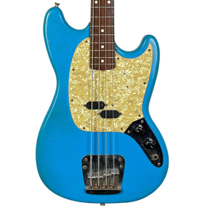 Fender Japan Mustang Bass 1997-2000 - Blue Repaint