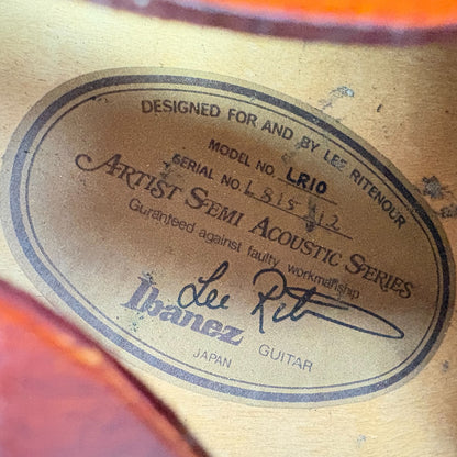 Ibanez LR10 Lee Ritenour Signature 1981 - starožitné housle