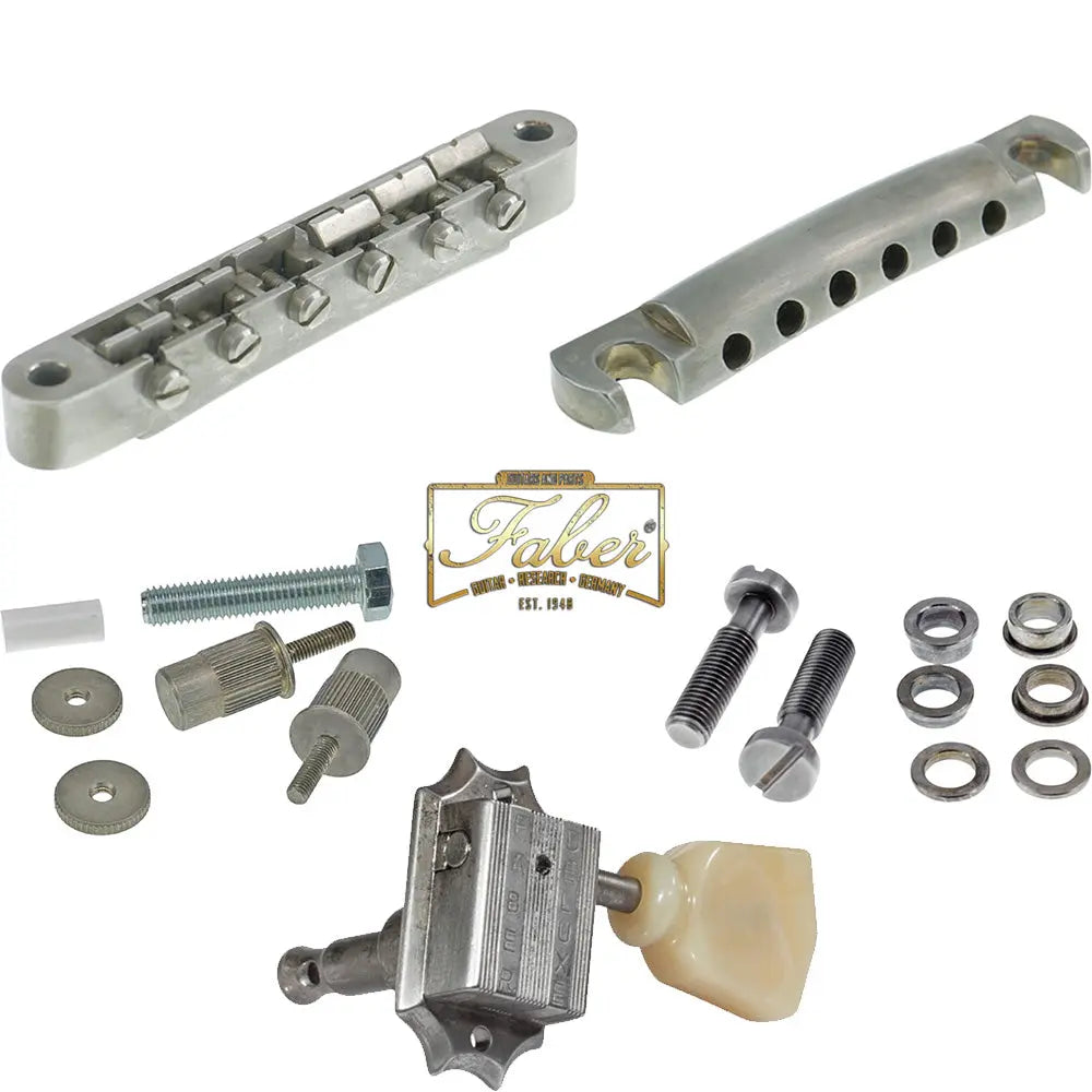 Faber MasterKit Premium Replacement – Metric (Epiphone & Asian) – Nickel Aged Faber