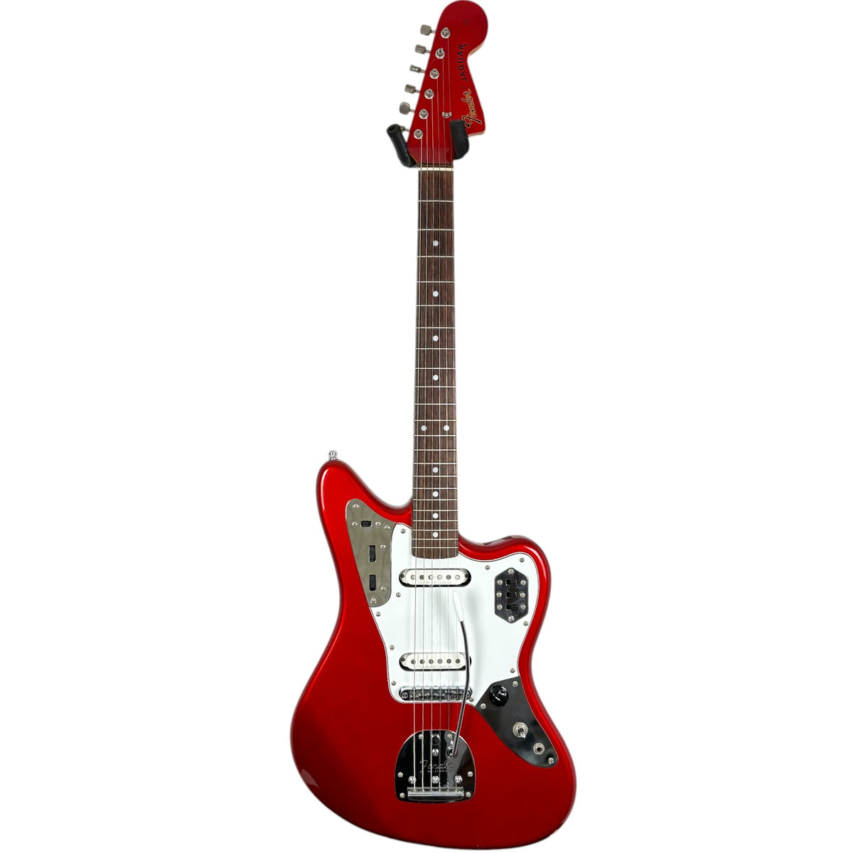 Fender Japan 66 Reissue Jaguar 1997-2000 - Rojo manzana acaramelada