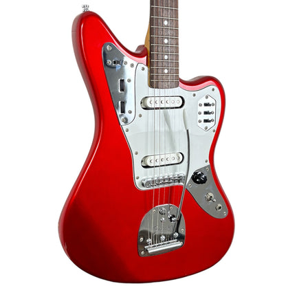 Fender Japan 66 Reissue Jaguar 1997-2000 - Rojo manzana acaramelada
