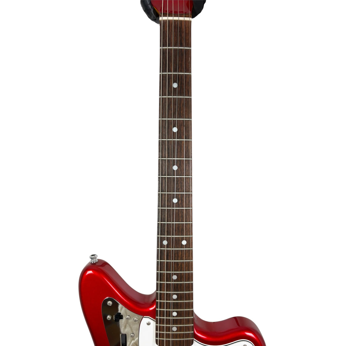 Fender Japan 66 Reissue Jaguar 1997-2000 - Rojo manzana acaramelada