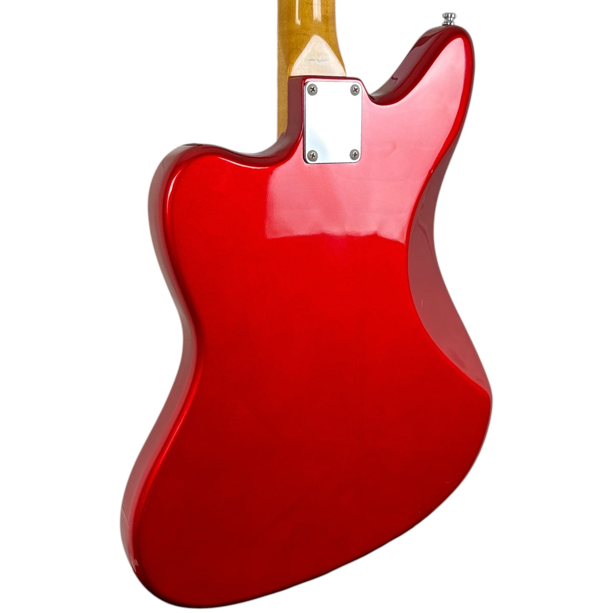 Fender Japan 66 Reissue Jaguar 1997-2000 - Rojo manzana acaramelada